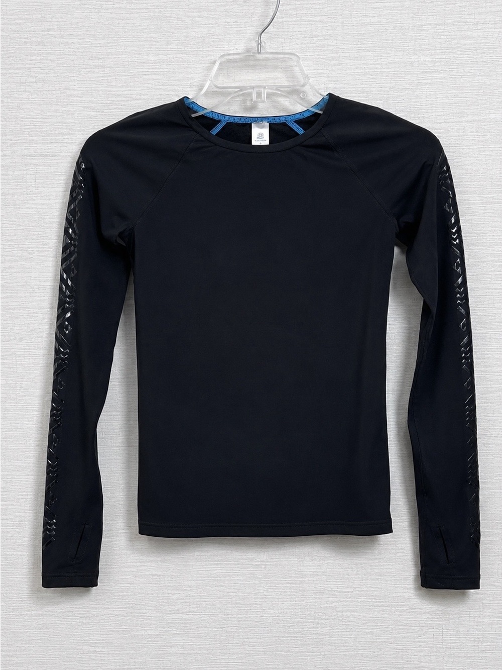 Ivivva by Lululemon Girls Black Long Sleeve Performance Top